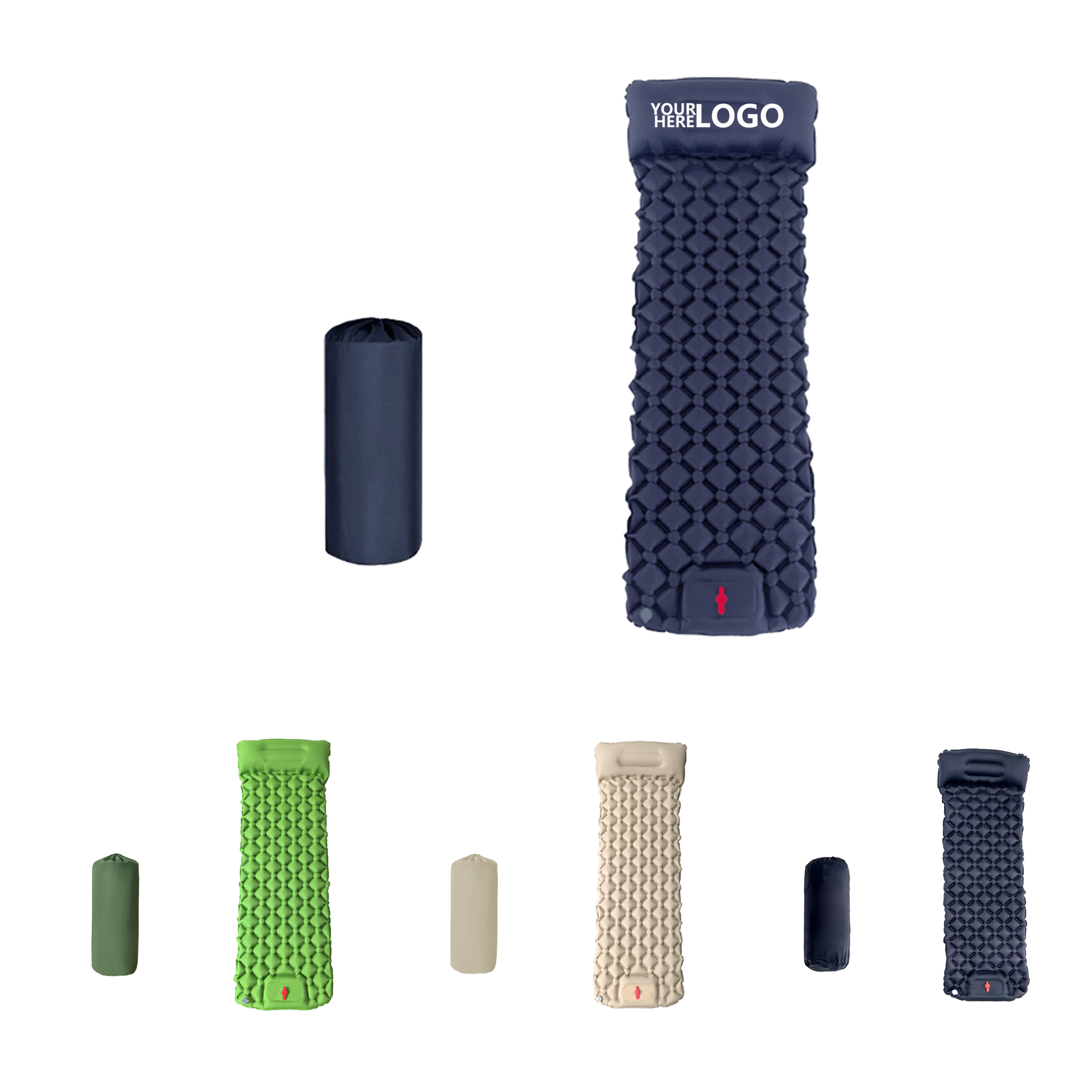 TPU Inflatable Diamond-Shaped Pillow 1