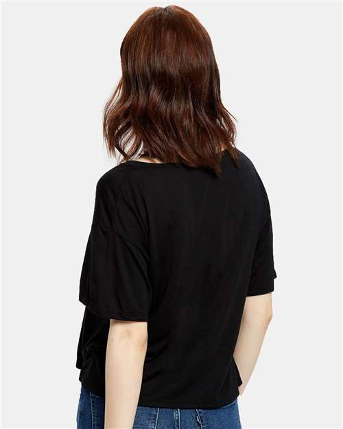 Women's Boxy Open Neck Tee - US309 2