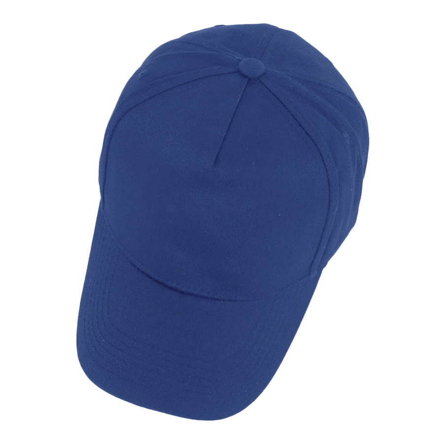 Stock Solid Color Cotton 5-Panel Baseball Cap 53