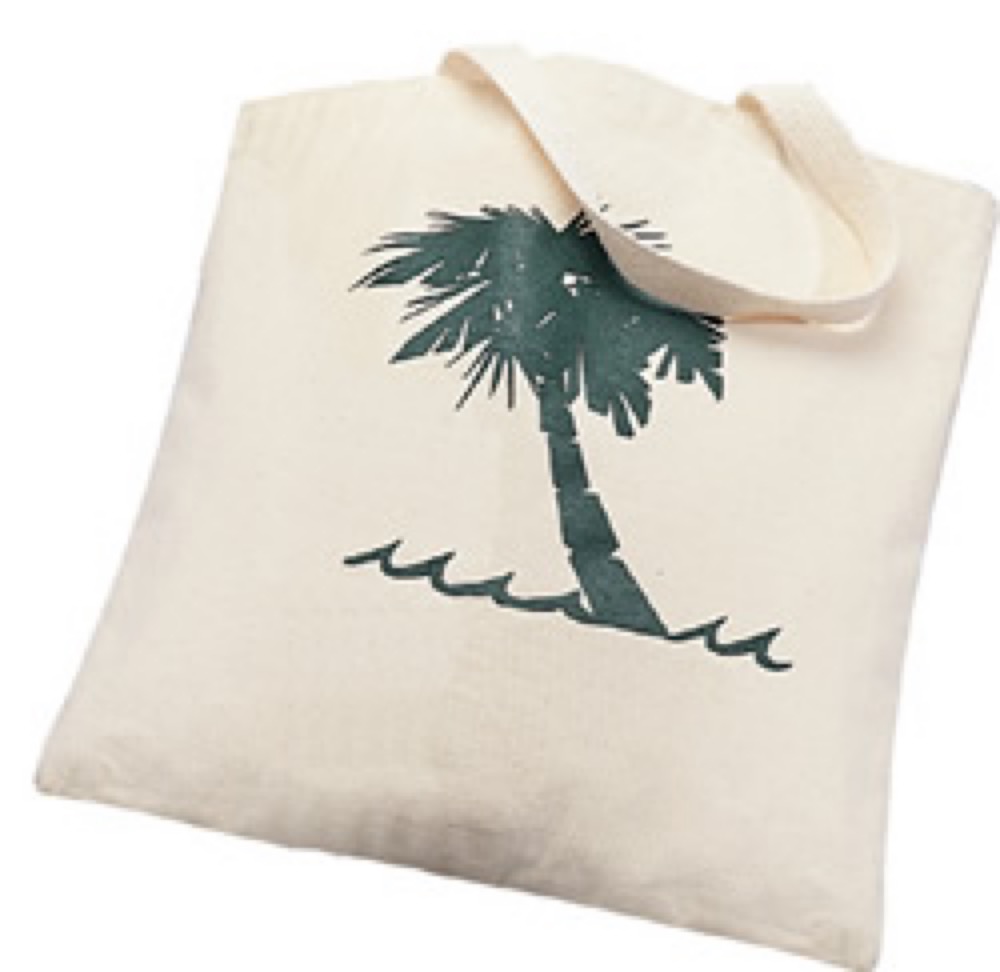 600D Color Canvas Large Flat Promo Tote Bag 2