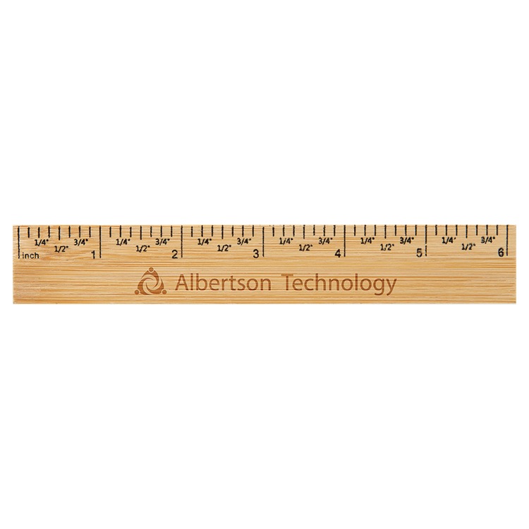 6" Bamboo Ruler 1