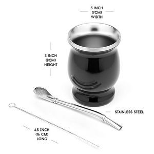 Tea Set (Original Traditional Mate Cup - 8 Ounces) 2