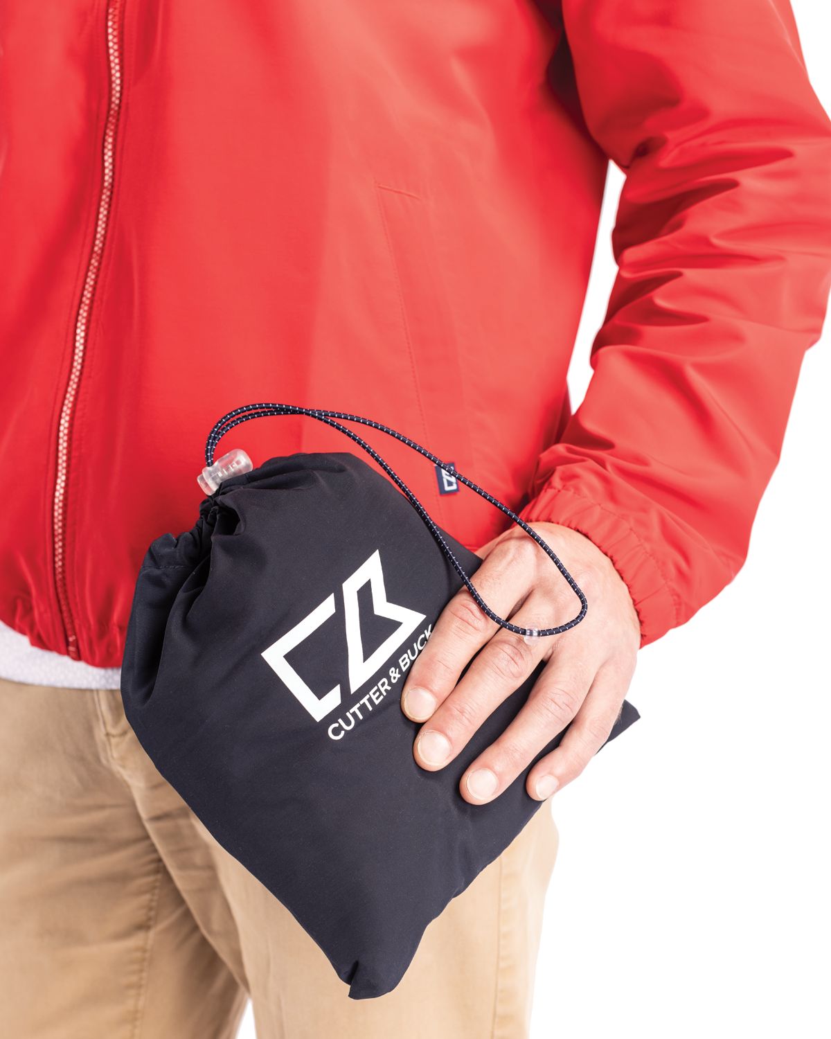 Cutter & Buck Charter Recycled Packable Mens Full Zip Jacket 20