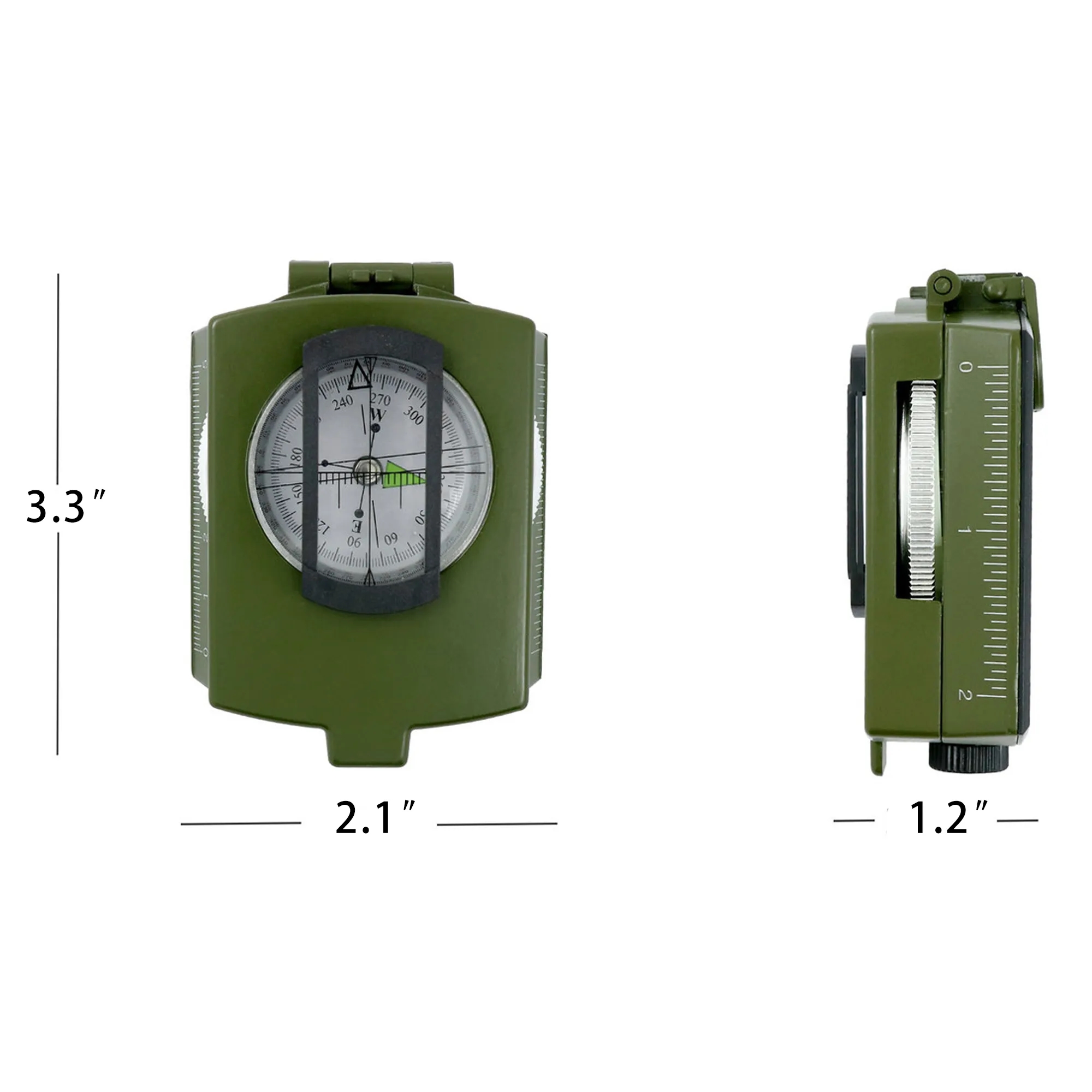 High Precision Survival Military Compass 3
