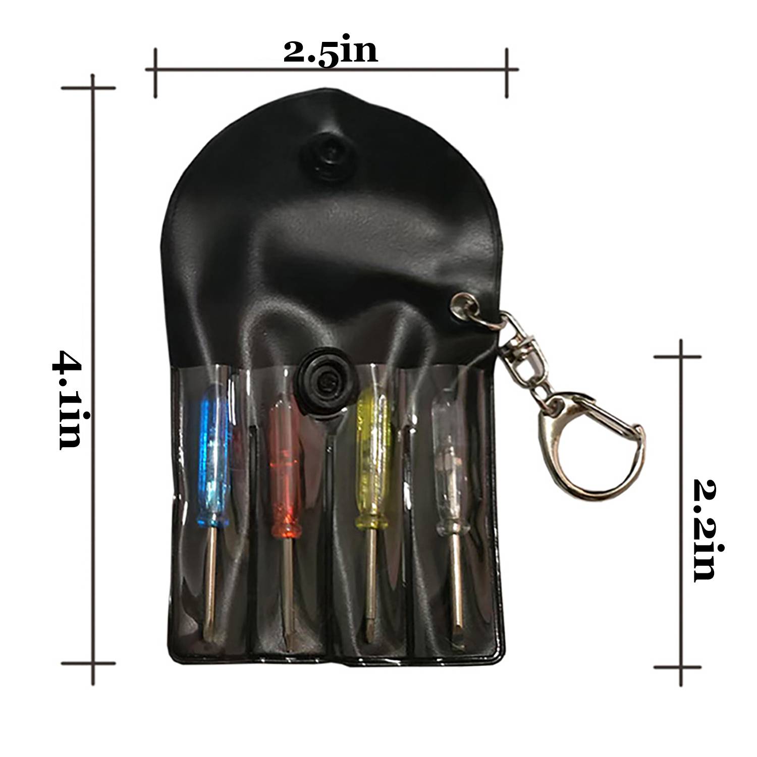 4-Piece Mini Screwdriver Tool Set w/ Storage Pouch 6