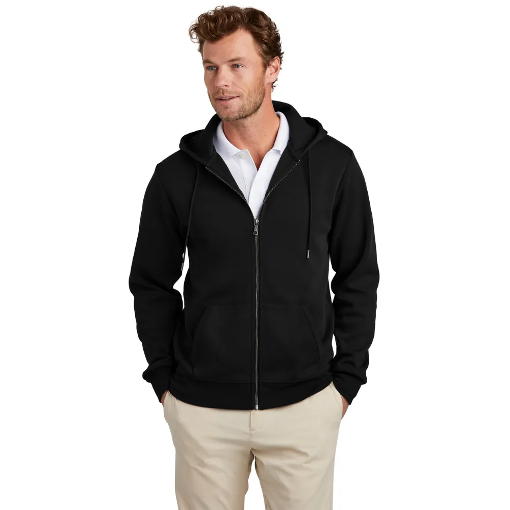 Brooks Brothers(R) Double-Knit Full-Zip Hoodie, custom hoodie or sweatshirt with logo imprint 4