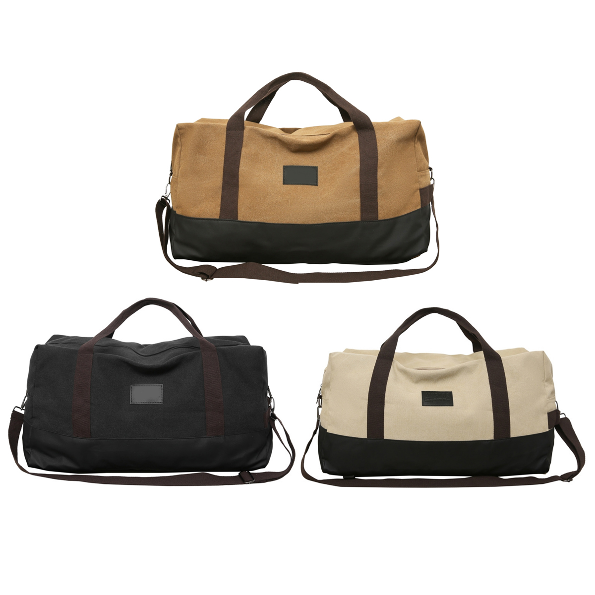 Wear-Resistant Canvas Travel Duffel Bag 8