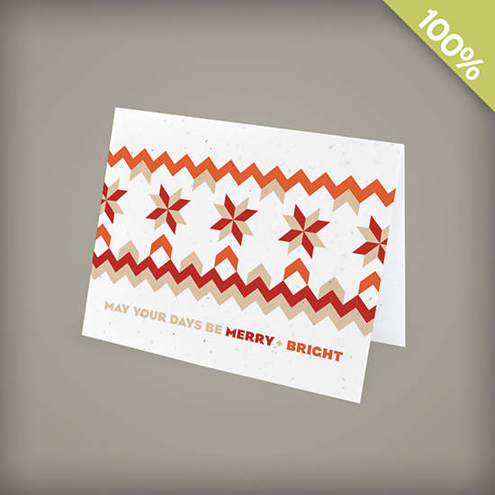 Nordic Pattern Corporate Holiday Cards 4