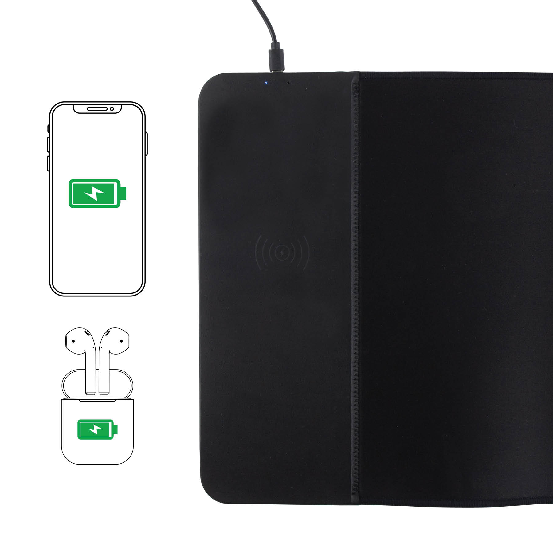 Jacob Wireless Charging Mouse Pad 5