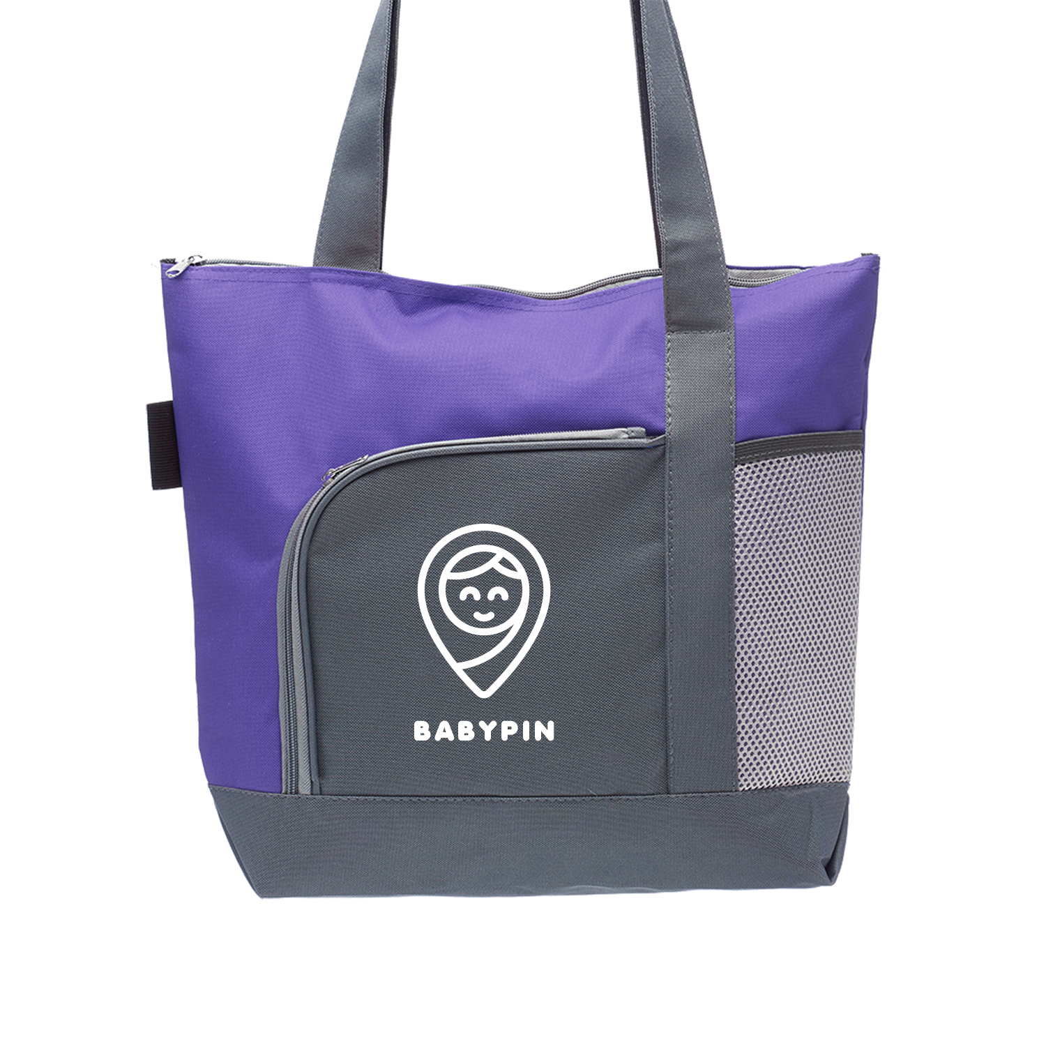 Pioneer Two-Tone Tote Bag (Full Color Imprint) 2