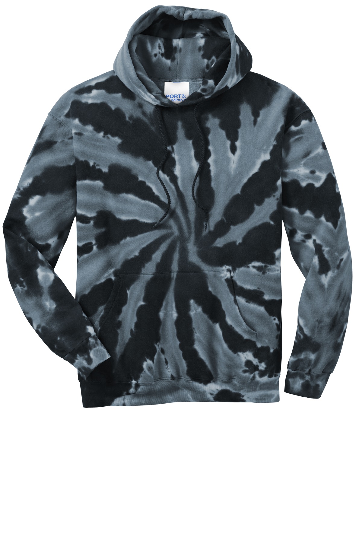 Tie-Dye Pullover Hooded Sweatshirt