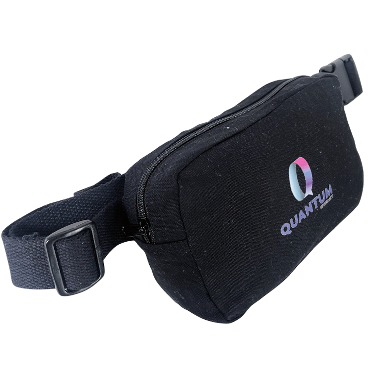 Black Canvas CrossBody Pack 6