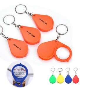 10x Magnifier Folding Glass With Keychain 1