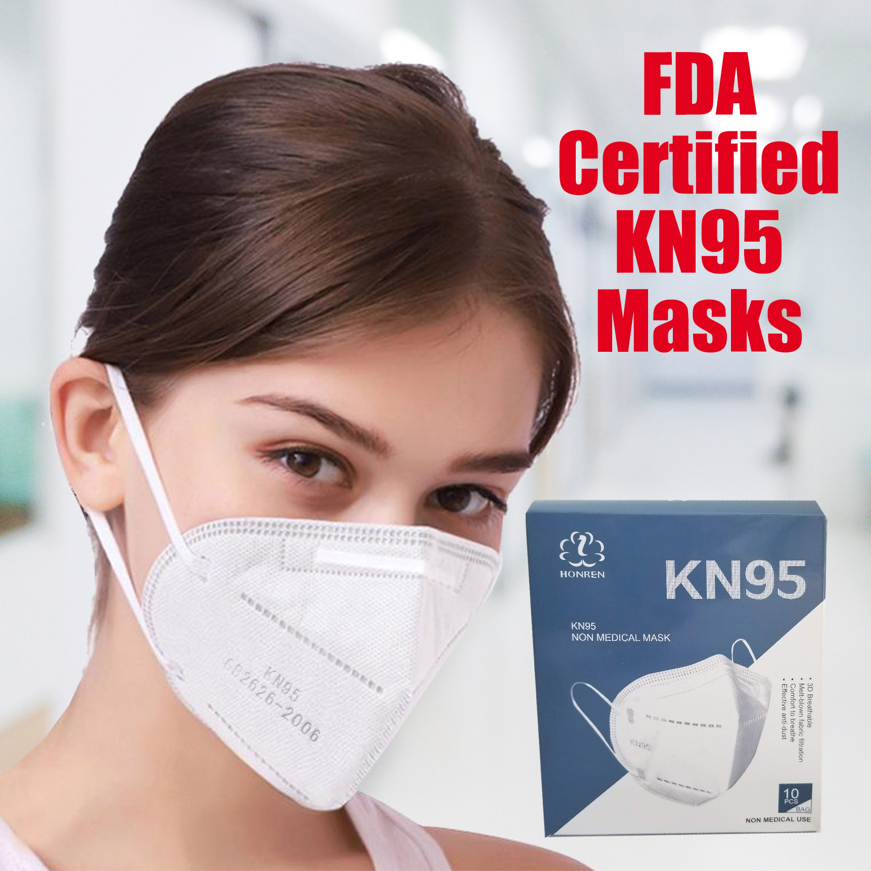 KN95 Protective Disposable Mask