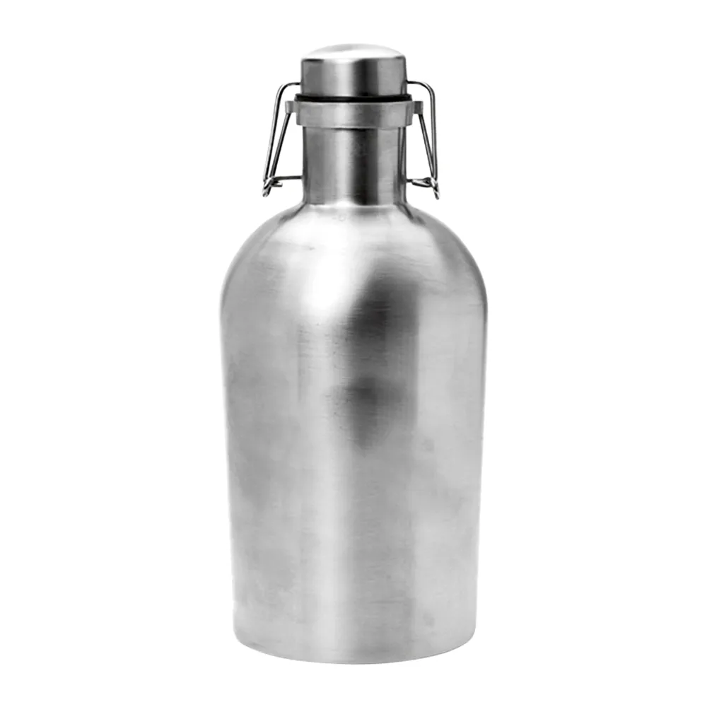 Insulated Steel Wine & Beer Growler (64oz), custom water bottle with logo imprint 3