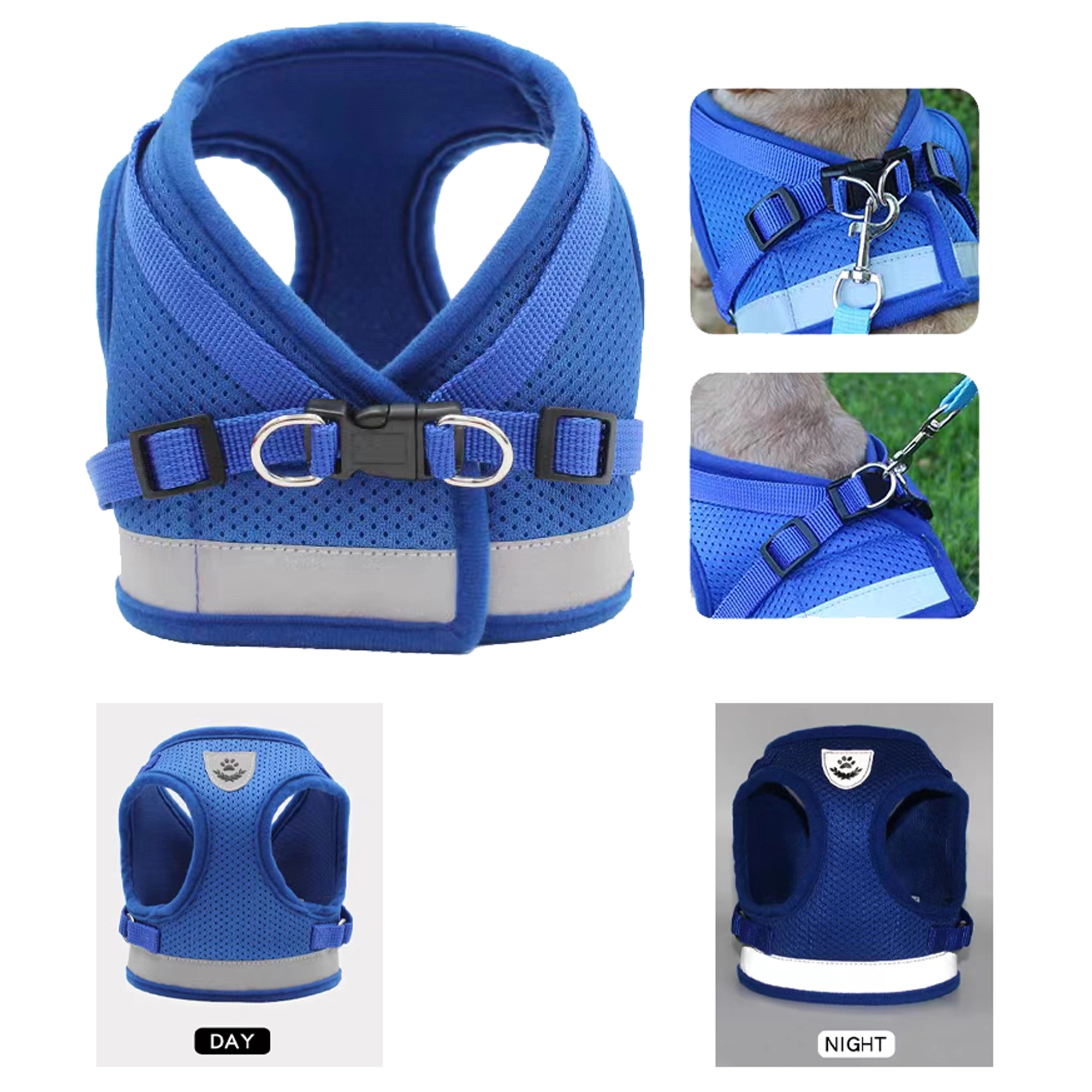 Adjustable Dog Vest Harness With Leash 3