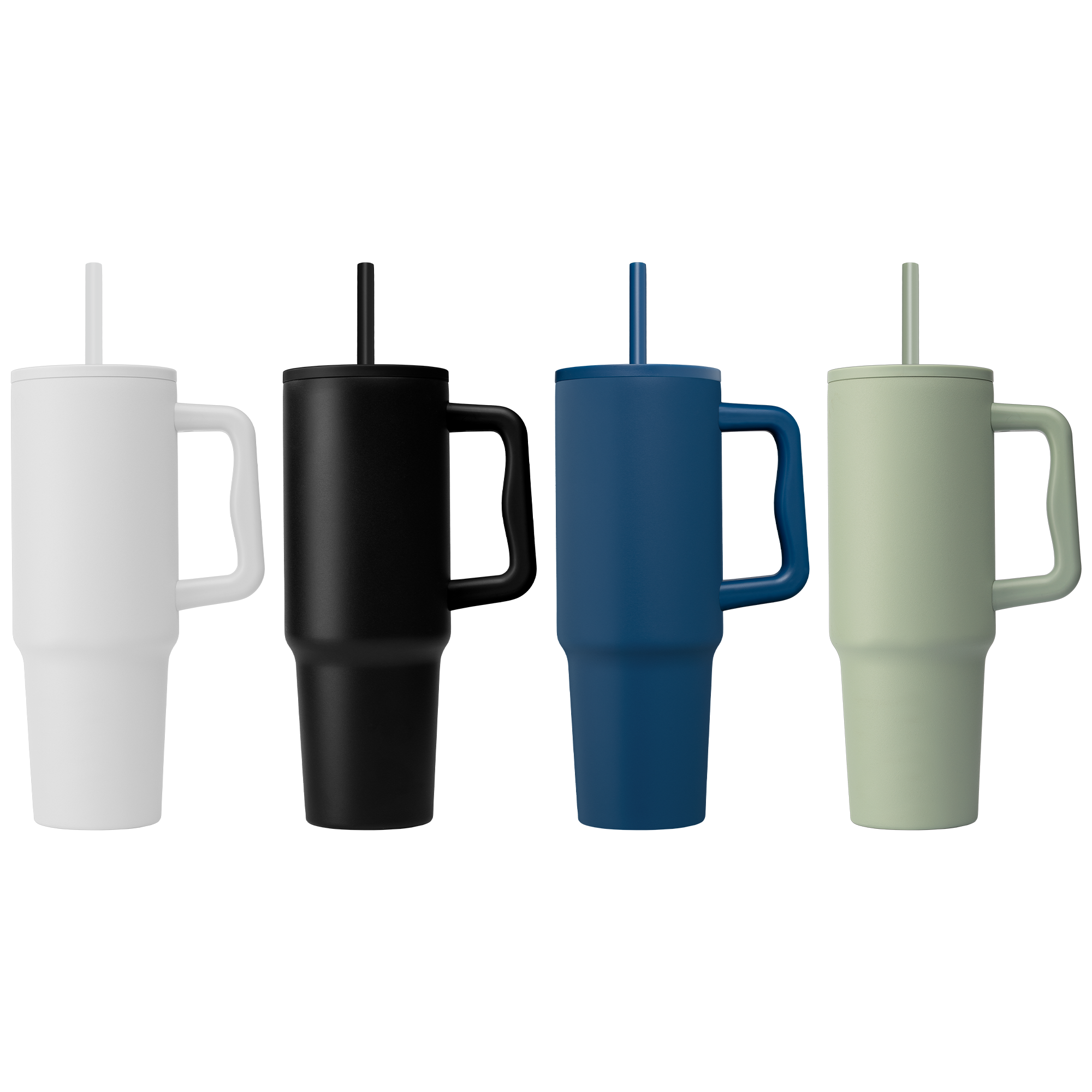 Polar Pro - 40 oz. Double-Wall Recycled Stainless Steel Tumbler with Straw 1