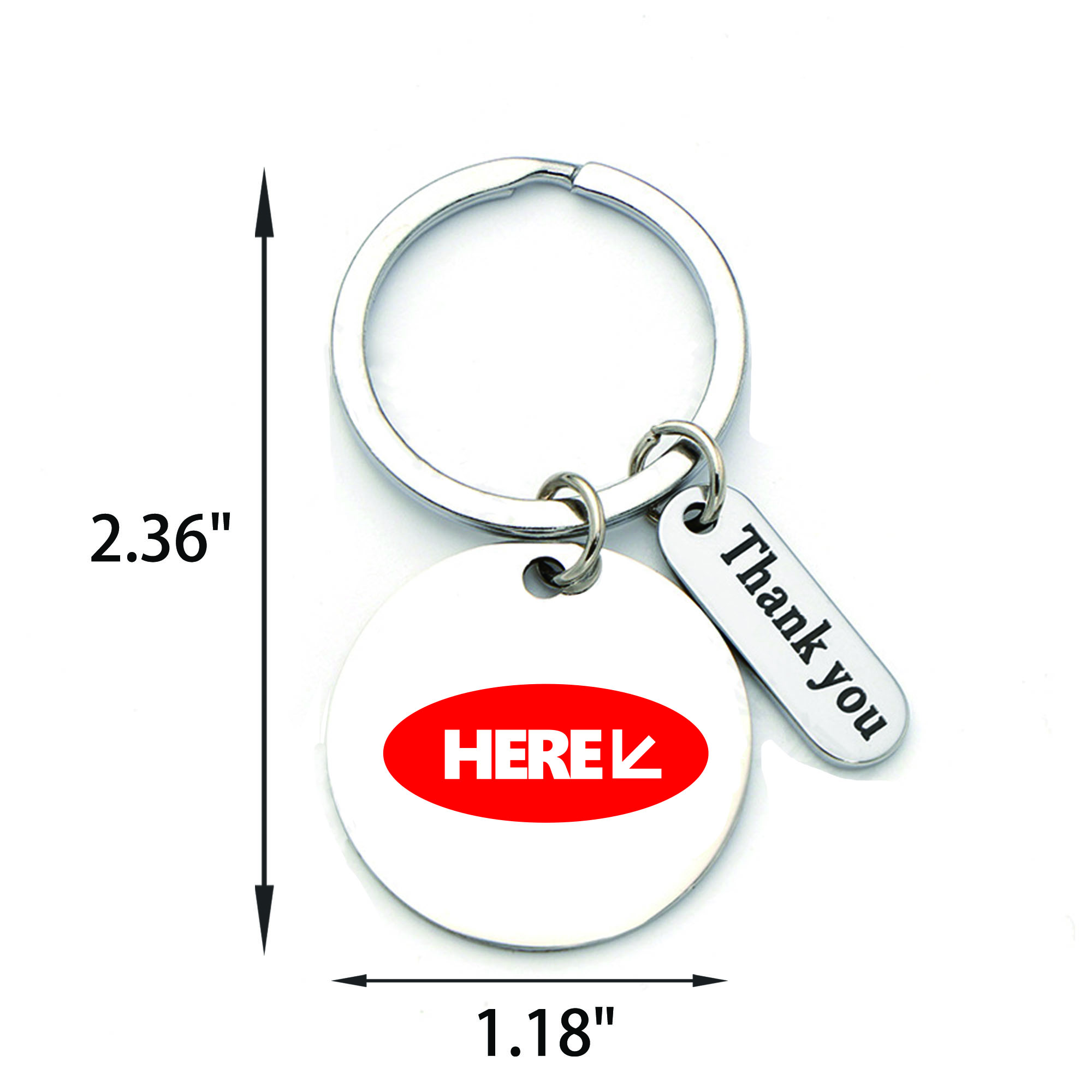 Custom Stainless Steel Keychain 2