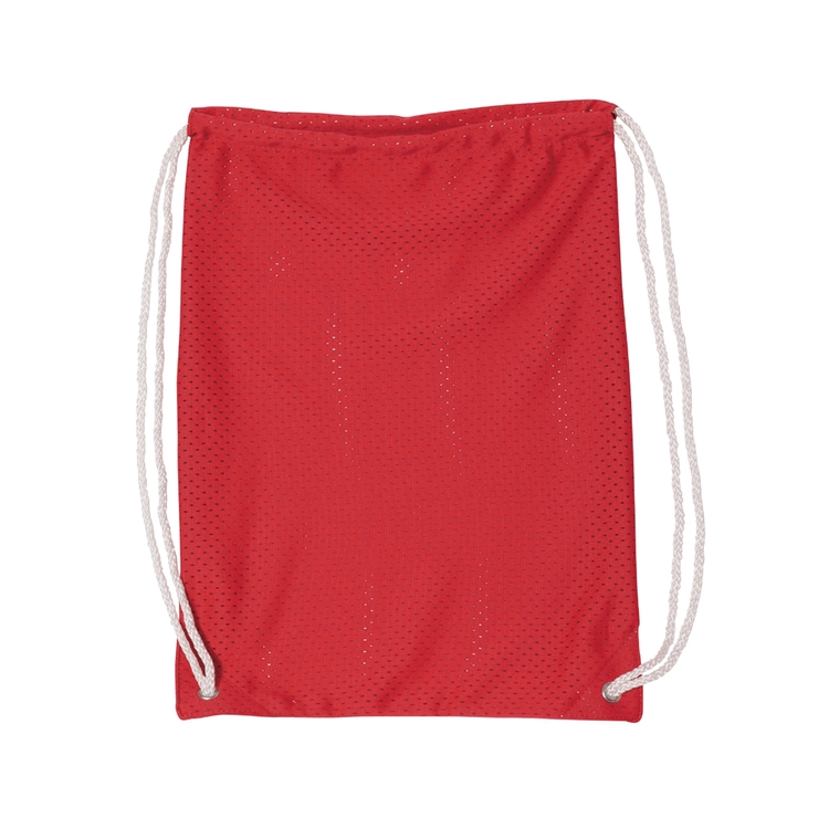 100% Polyester Jersey Mesh Drawstring Backpack 9