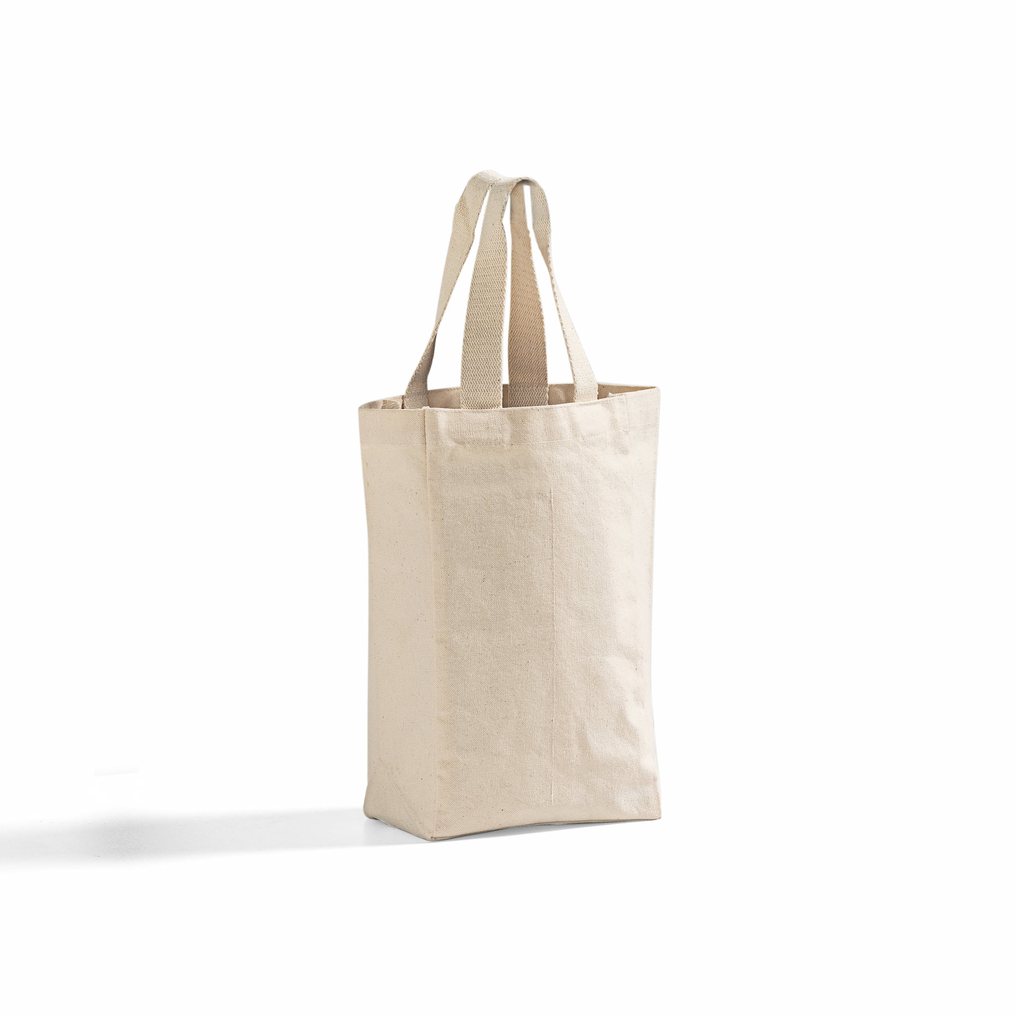 Canvas Double Wine Tote Bag, custom tote bag with logo imprint 7
