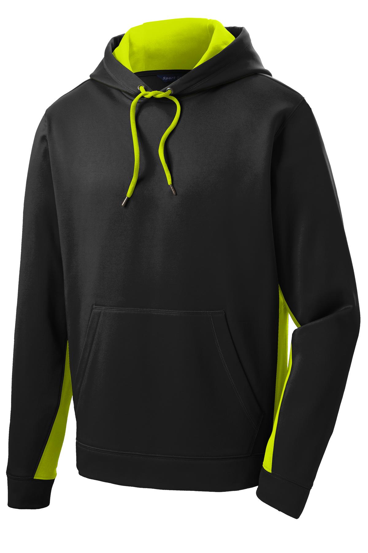 Sport-Tek Sport-Wick Fleece Colorblock Hooded Pullover. ST235 49