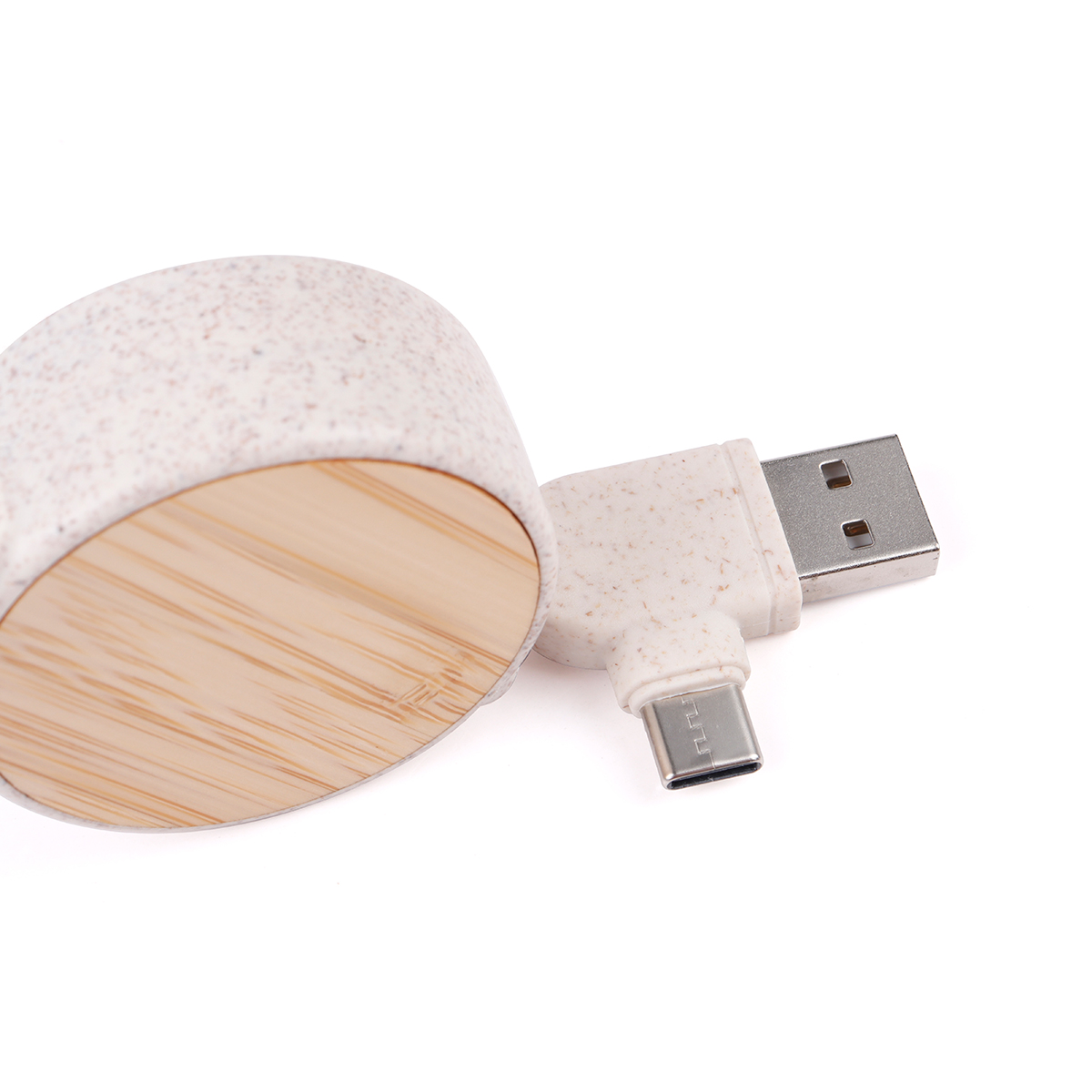 Eco-Friendly Retractable Cable with Type-C/USB 6