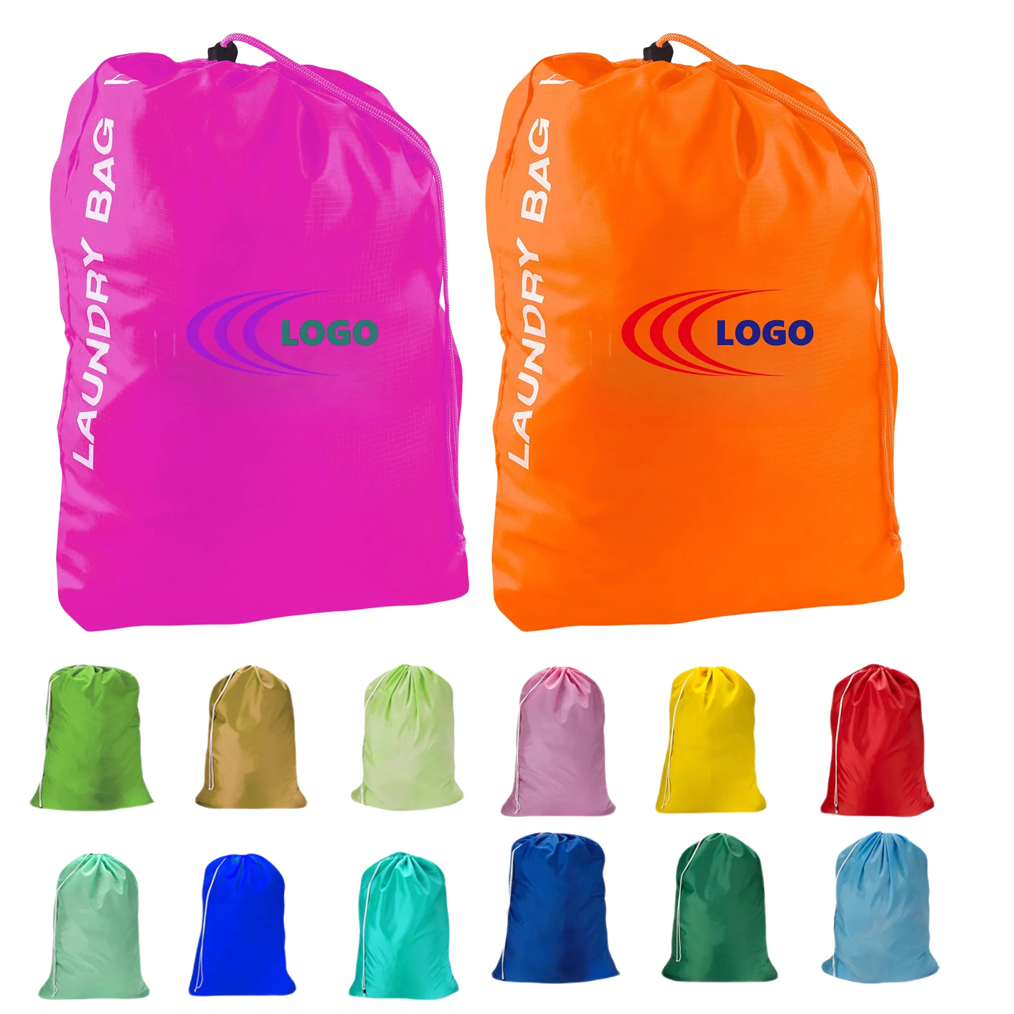 Nylon Laundry Bags With Drawstring MOQ50 2