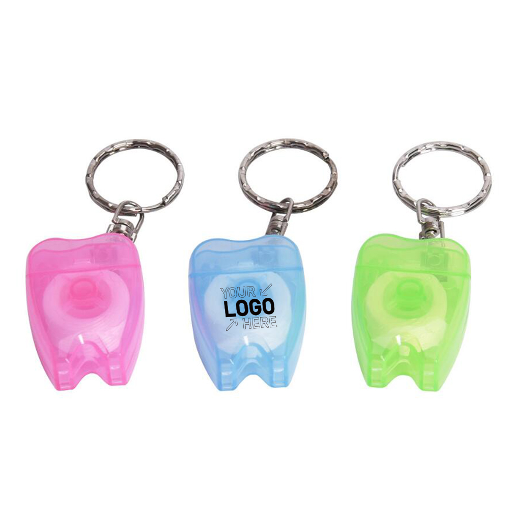 Dental Floss with Keychain