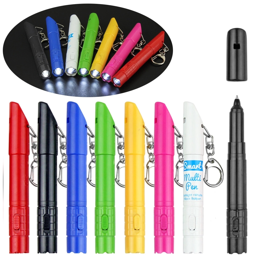 Creative Outdoor Multi-color Security Whistle With LED Flash 2