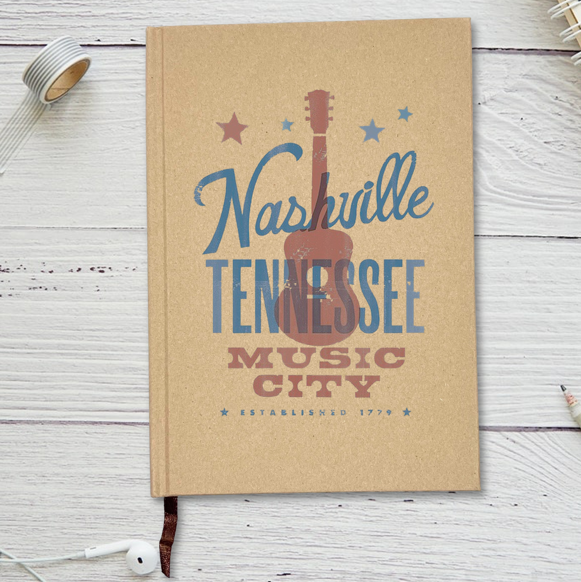 Hard Cover Kraft Paper Journal 12