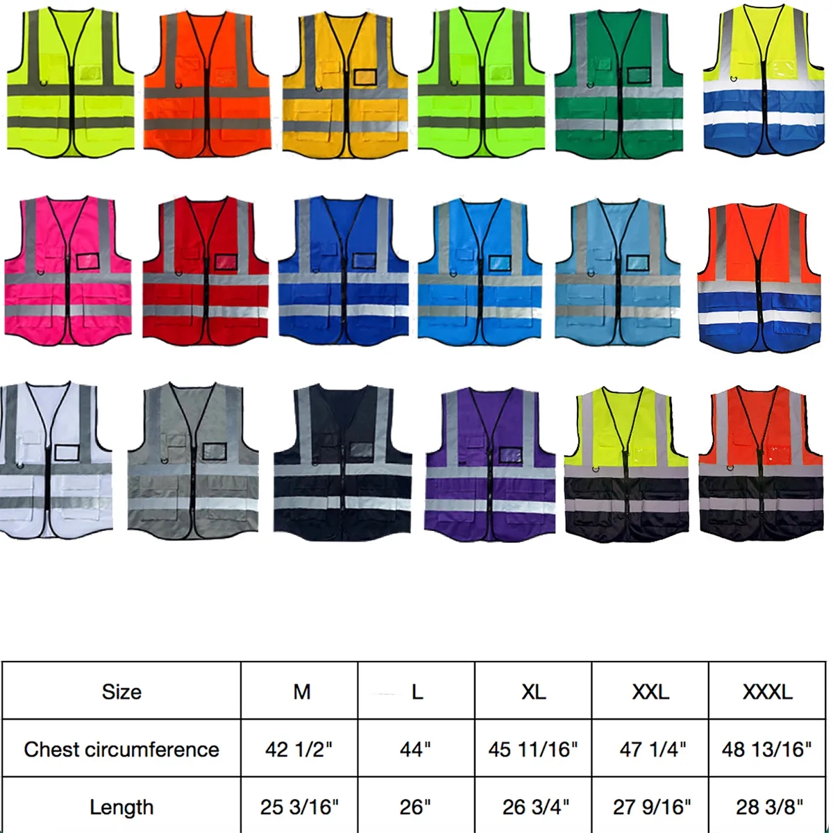 Reflective Safety Vest with Pouch 2