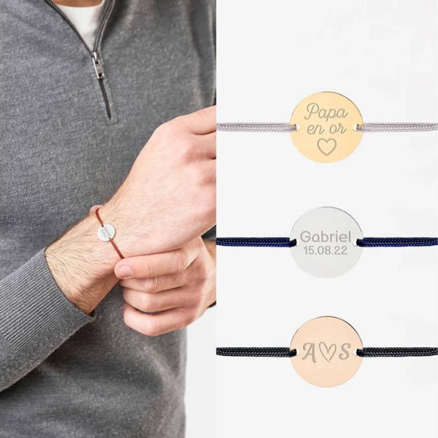 Unisex Metal Tag Bracelet 8