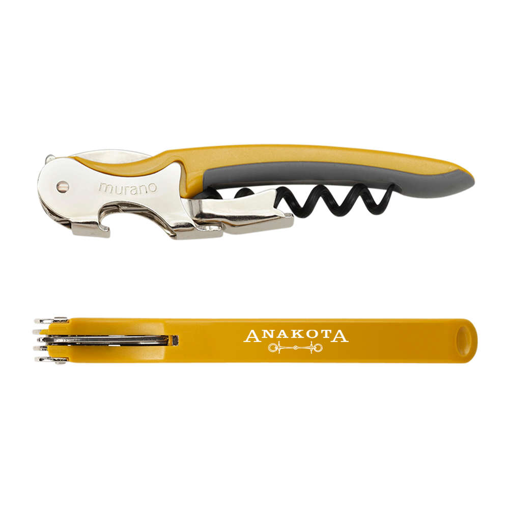 Murano Soft-Touch Italian Two-Step Waiters Corkscrew 5