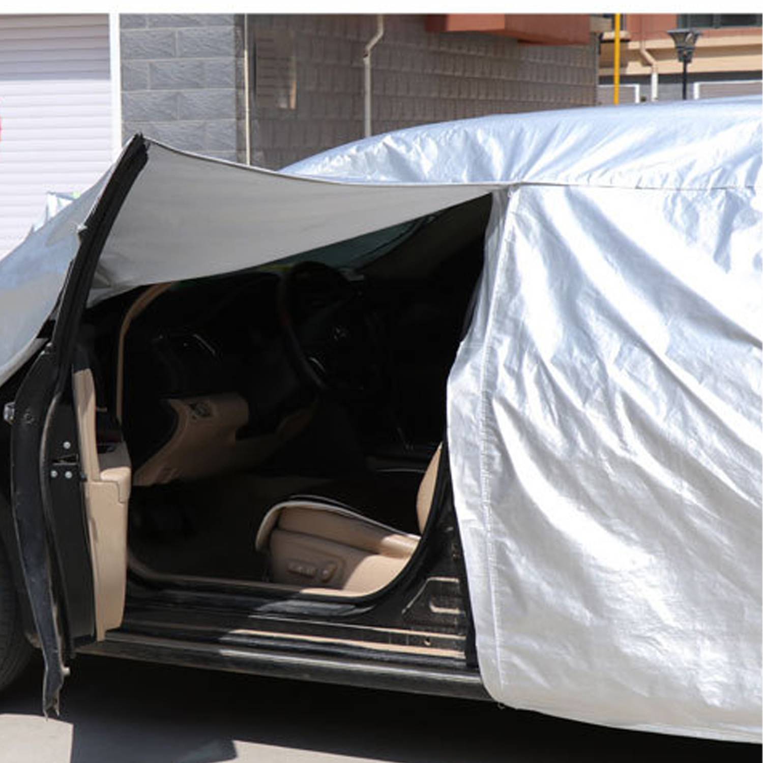 Outdoor Thickened Sunshade Rain Proof Car Protective Cover 7