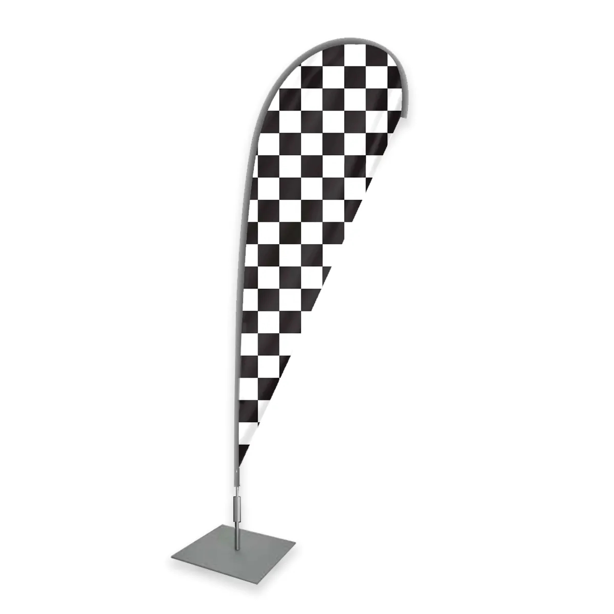 Checkered wPoly Special Flags - Teardrop 1