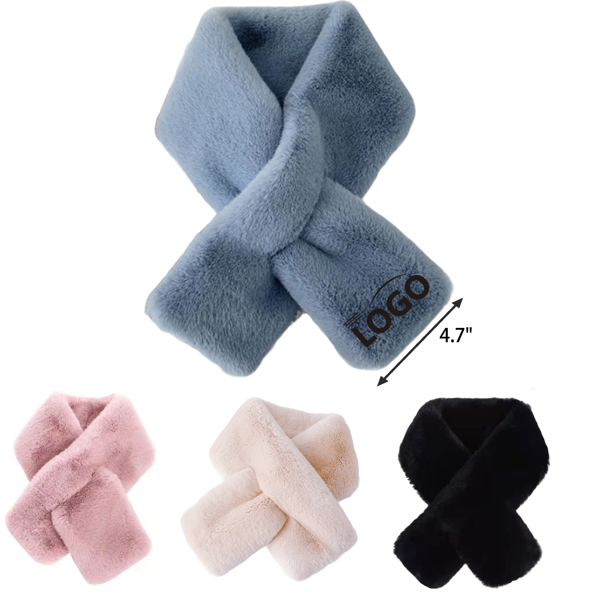 Versatile Women's Solid Color Warm Scarf 2