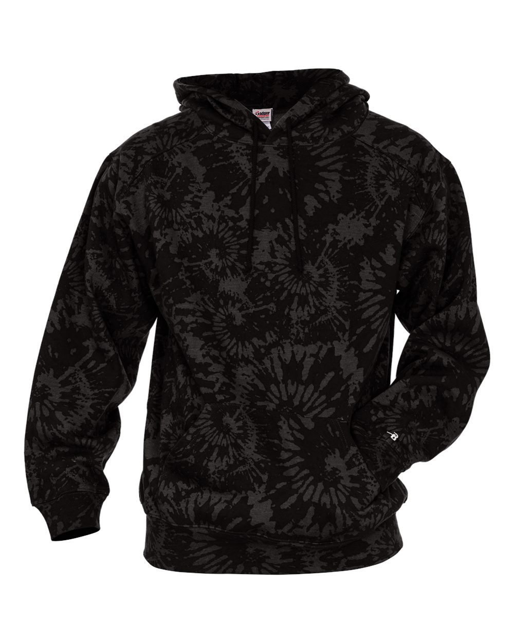 Unisex Tie-Dyed Triblend Hooded Sweatshirt - 1275 6