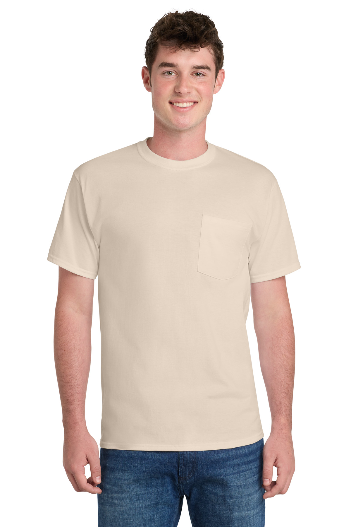 Port & Co Tall Essential Pocket Tee. PC61PT 136