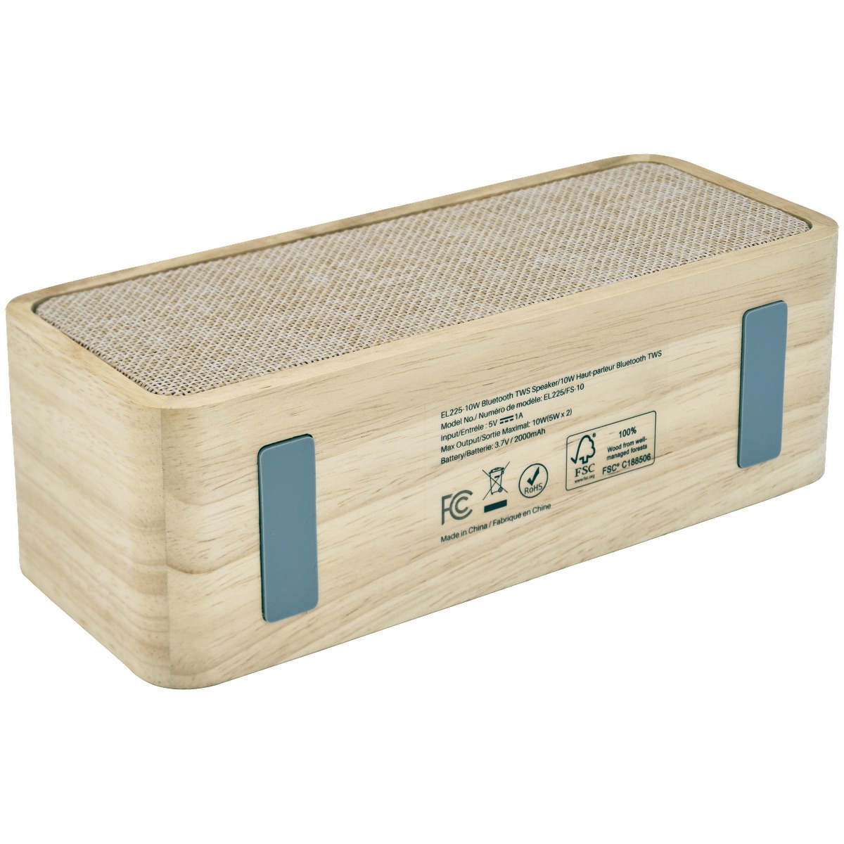 Urban Peak® 10W TWS FSC Wood Wireless Speaker 23