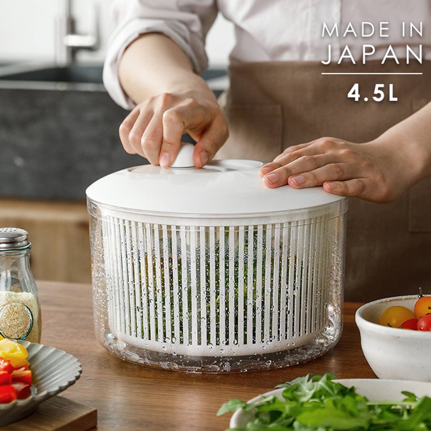ABS Salad Spinner Dehydrator for Fruit Vegetables 2