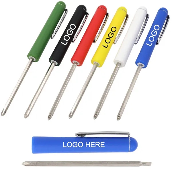 Custom Jumbo Reversible Pocket Screwdriver 1