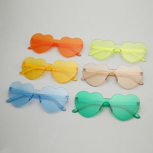 Customizable Heart Shape Eyewear Colored Sunglasses 8