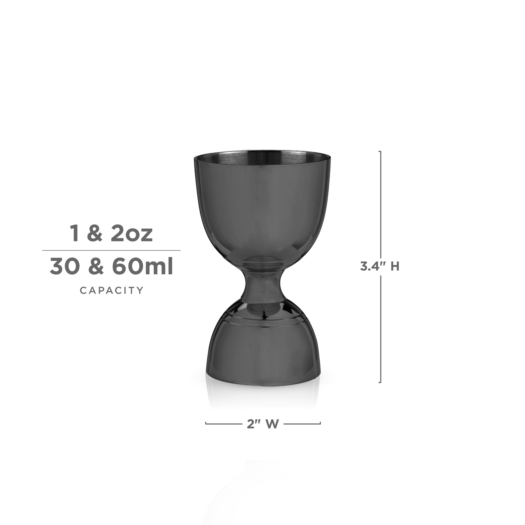 Viski® Canterbury Jigger 2
