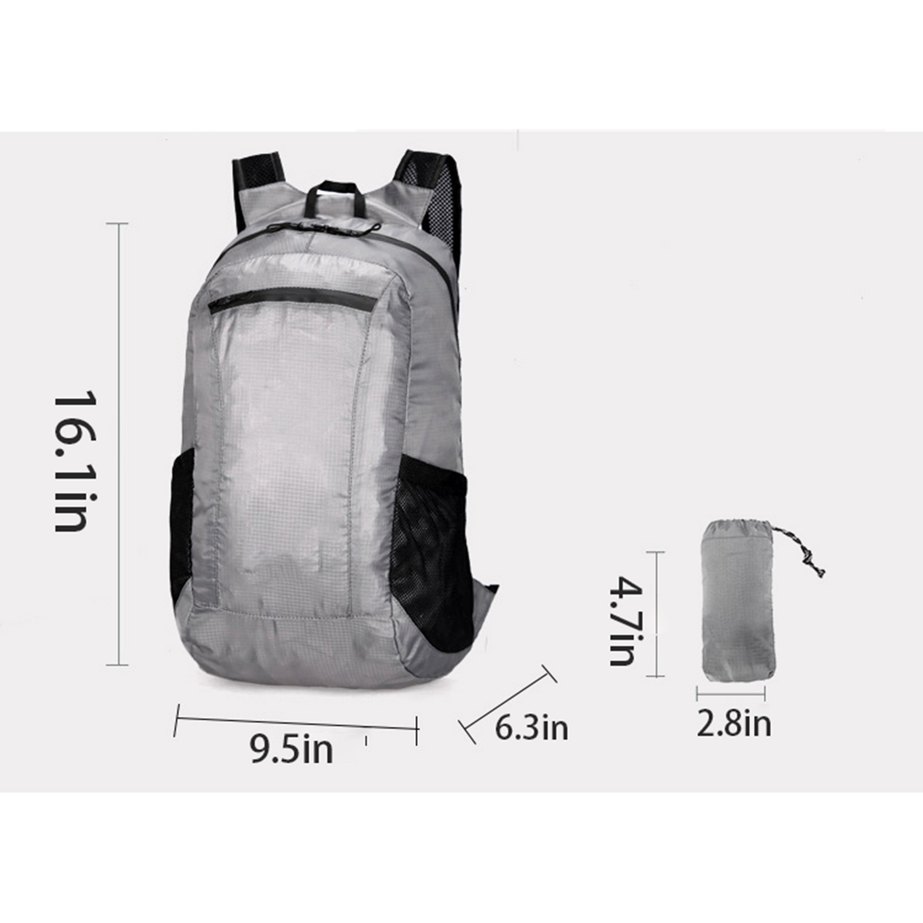 Water Resistant Lightweight Packable Backpack 6