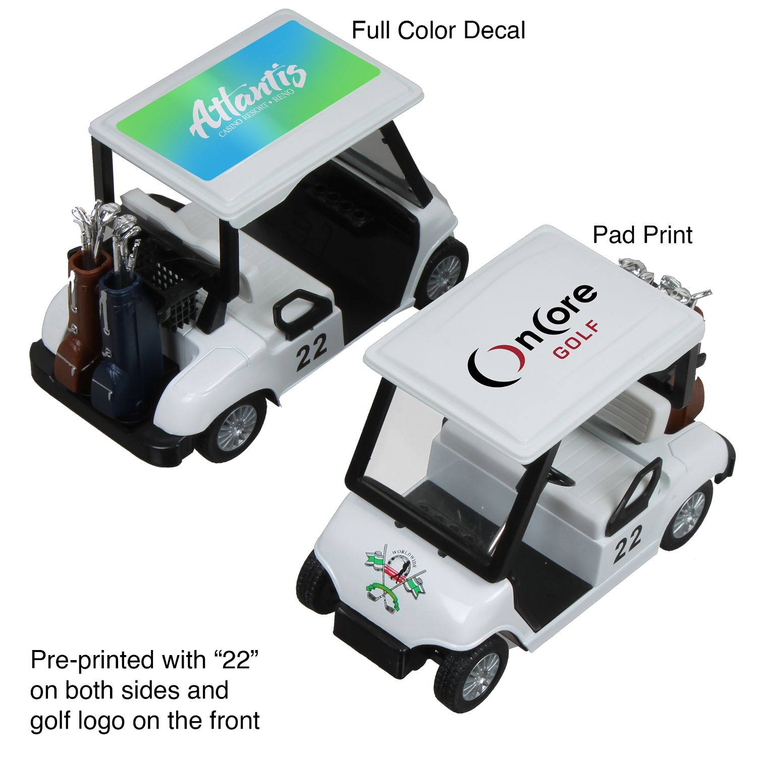 Die Cast Golf Cart 1