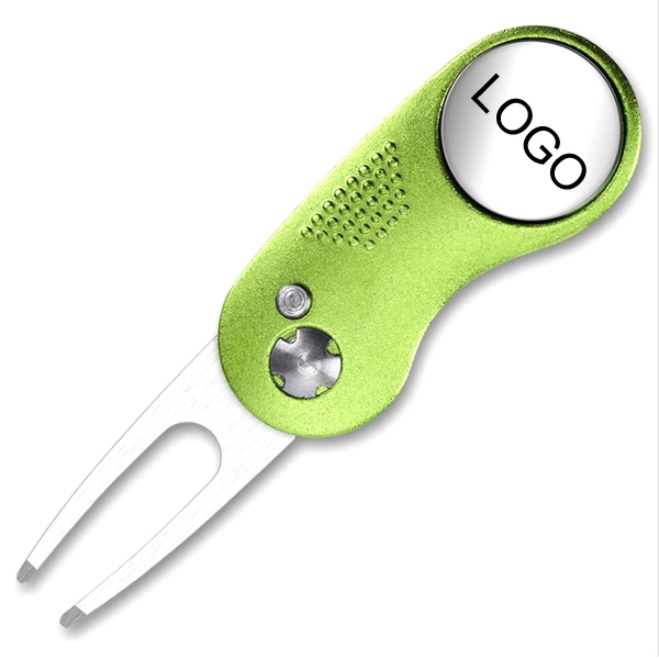 Metal Folding Golf Divot Repair Tool 1