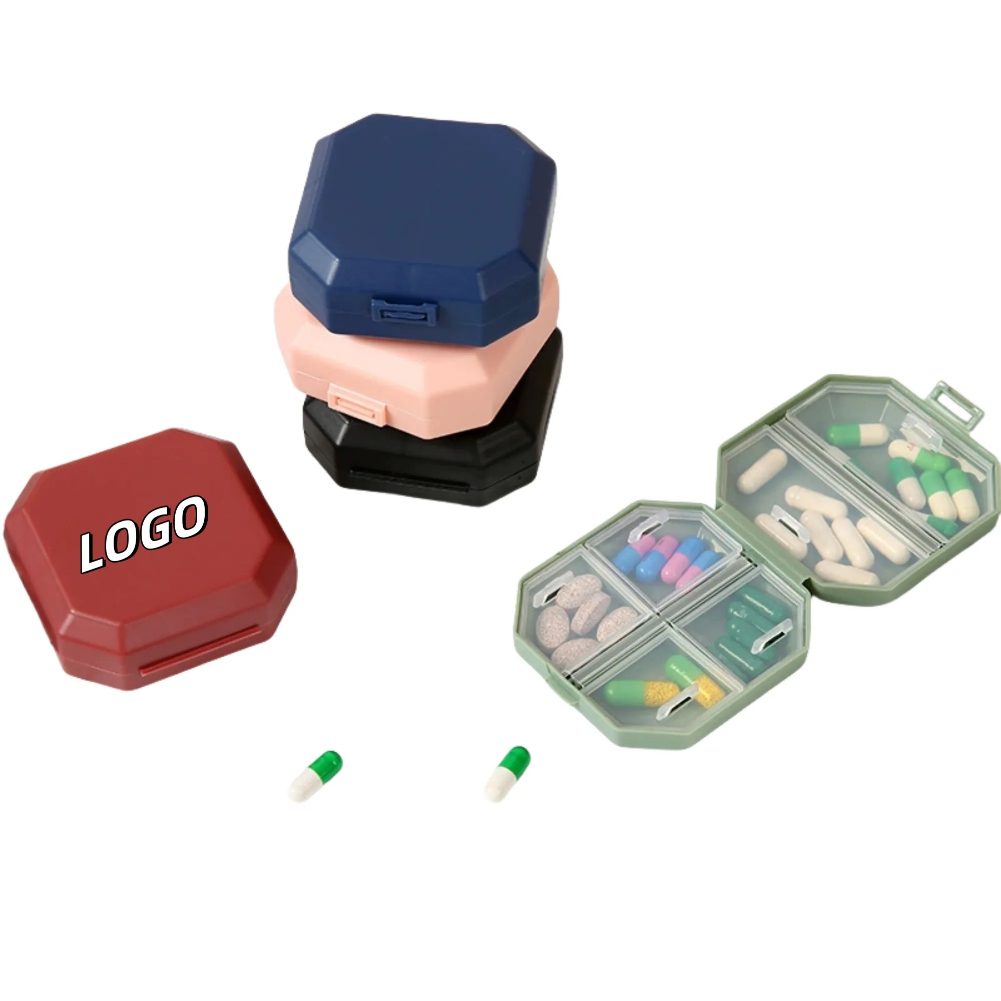 Portable Travel Pill Box Case 2