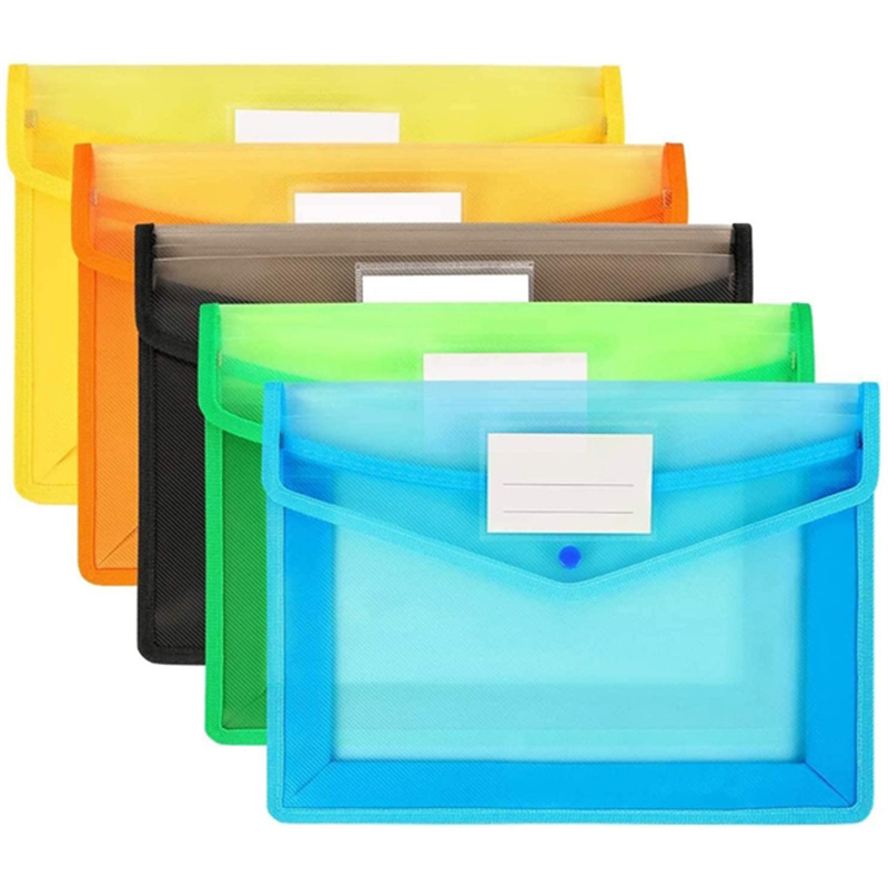 A4 Size Document Storage Bag With Snap Button 9