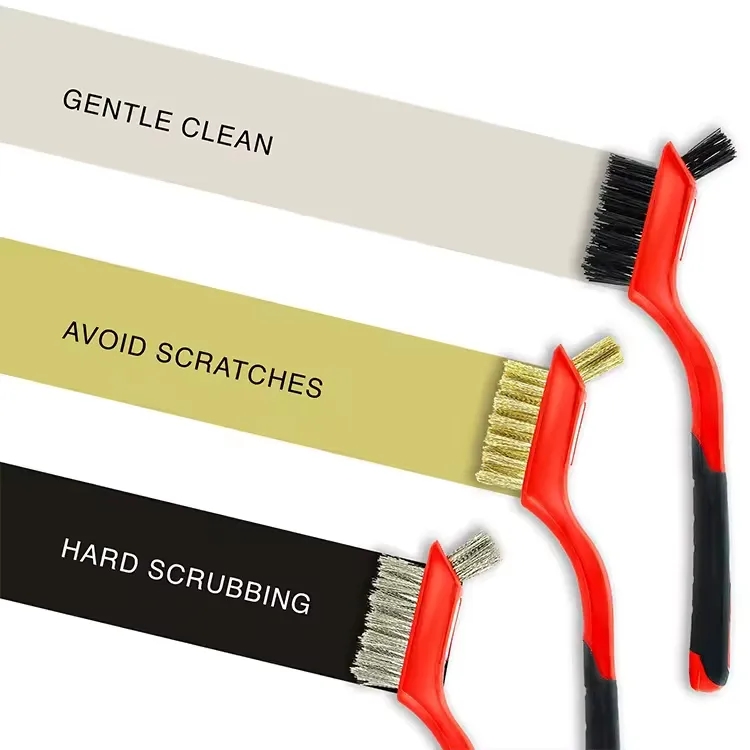 Heavy-Duty Wire Brush Set - 3 Pack for Deep Cleaning 1