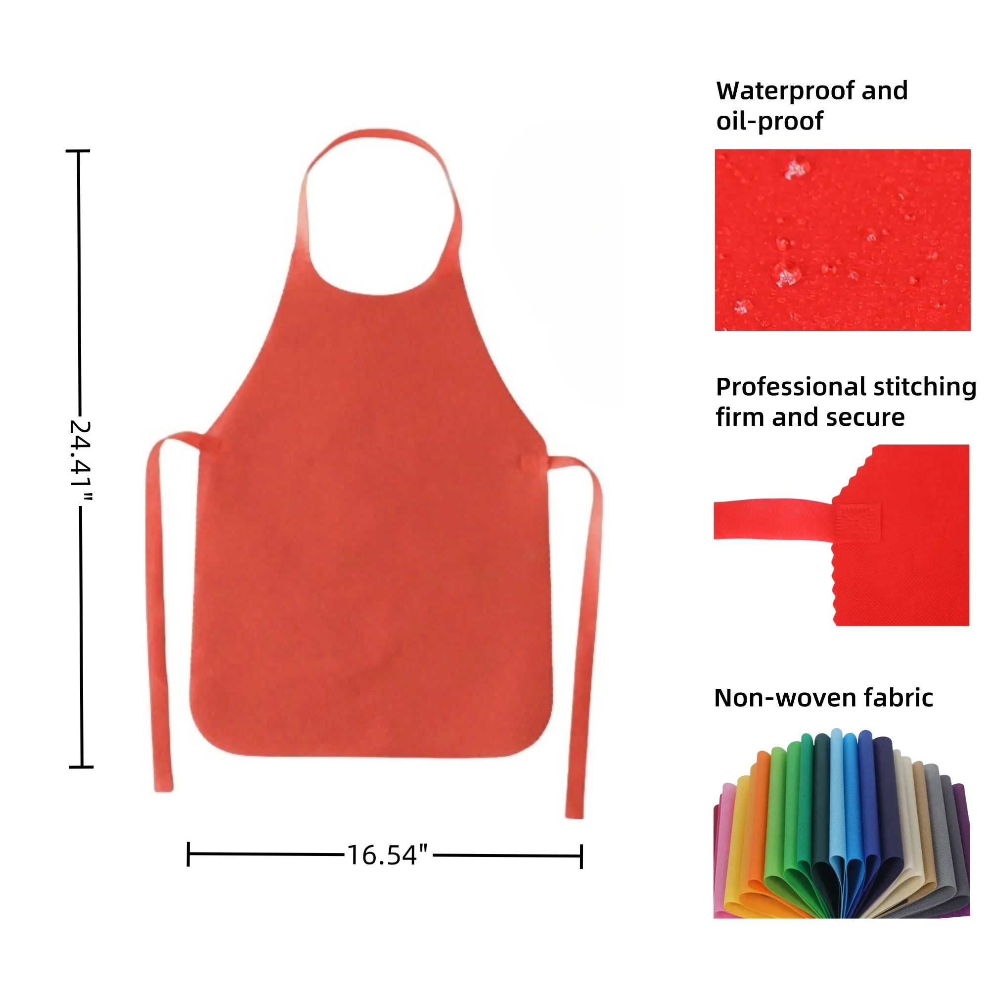 Multi - Color Apron, Unique Prints, Perfect For Promotions 3